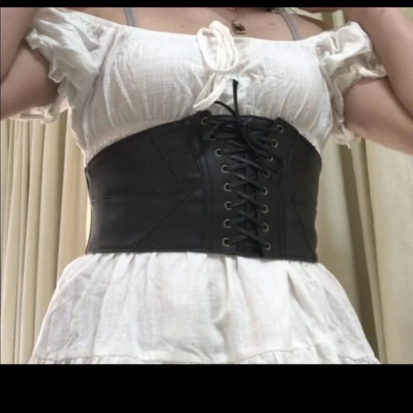 Black Corset Belt Steampunk New - Picture 12 of 14
